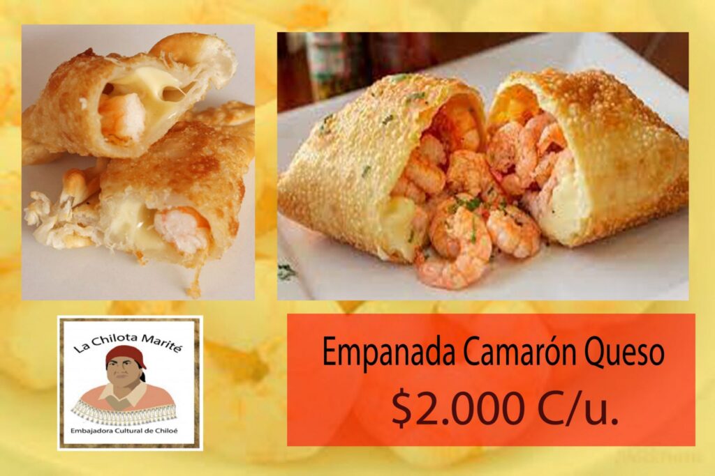 Empanada de camarón queso